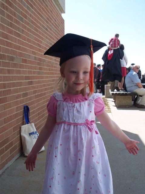 Emma at Steve's graduation