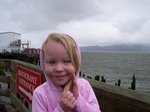 Emma by the Columbia River in Astoria