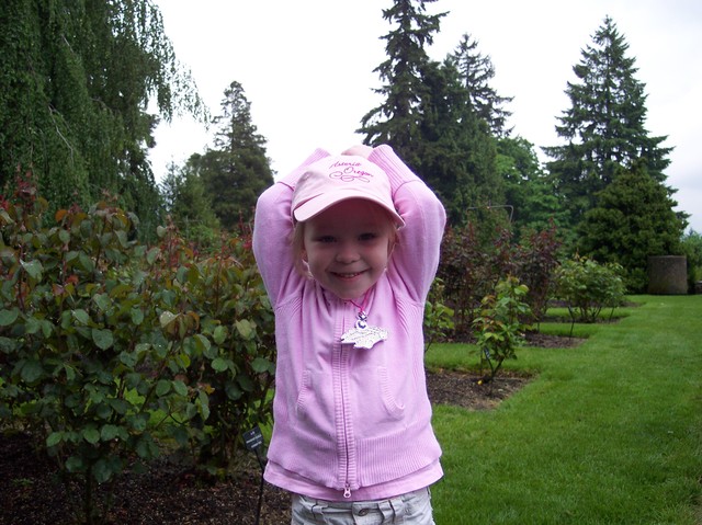 Emma at the Portland Rose Garden