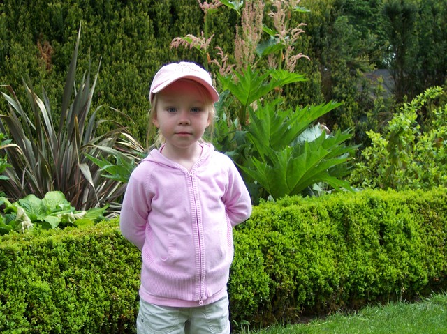 Emma at the Portland Rose Garden