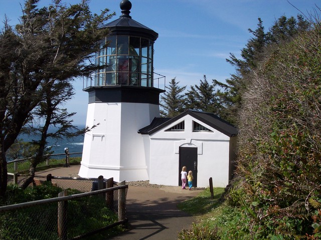 Emma and Sarah at Cape Meares