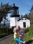 Emma and Sarah at Cape Meares