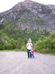 Emma Sarah and Dad just above Rock Canyon Campground