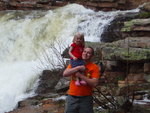 Sarah and Michael at Provo River Falls