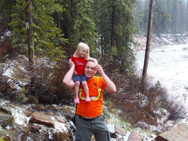 Sarah and Michael at Provo River Falls