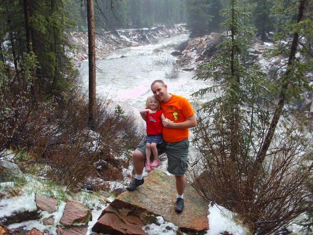 Sarah and Michael at Provo River Falls