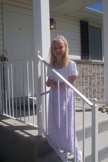 Emma in Easter Dresses