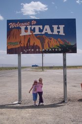 Emma and Sarah at State Line