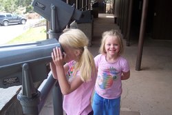 Emma and Sarah at Lehman Caves