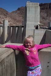 Sarah at Hoover Dam