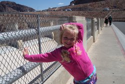 Sarah at Hoover Dam