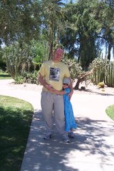 Steve and Emma at Mesa Temple