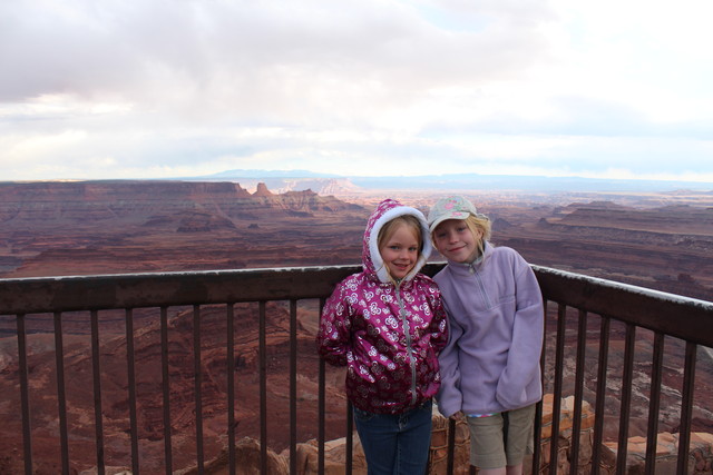 Emma and Sarah at Dead Horse Point