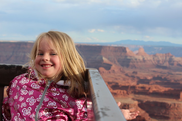 Sarah at Dead Horse Point