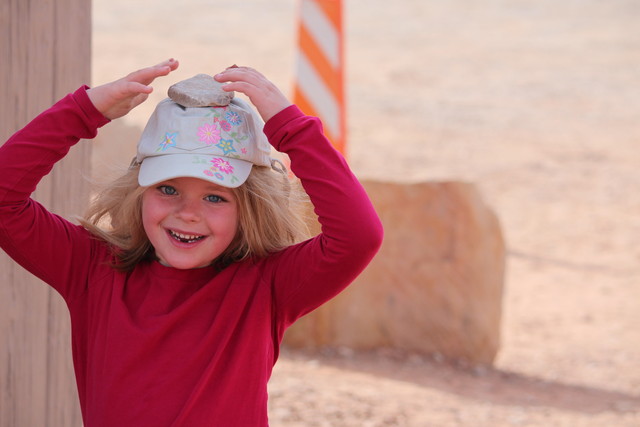 Sarah on the Little Wild Horse Canyon Trail