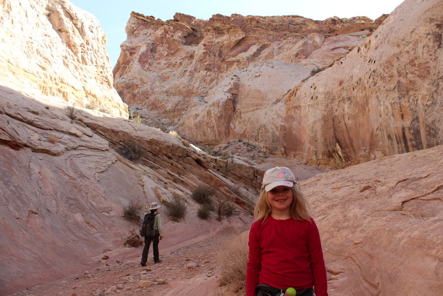 Sarah on the Little Wild Horse Canyon Trail