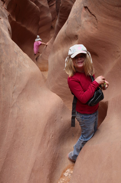 Sarah on the Little Wild Horse Canyon Trail