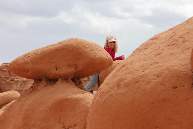 Sarah in Goblin Valley