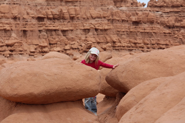 Sarah in Goblin Valley