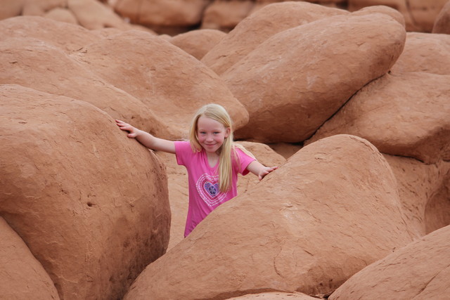 Emma in Goblin Valley