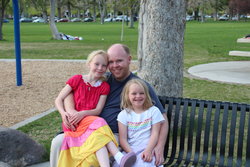 Emma, Steve, and Sarah at Liberty Park