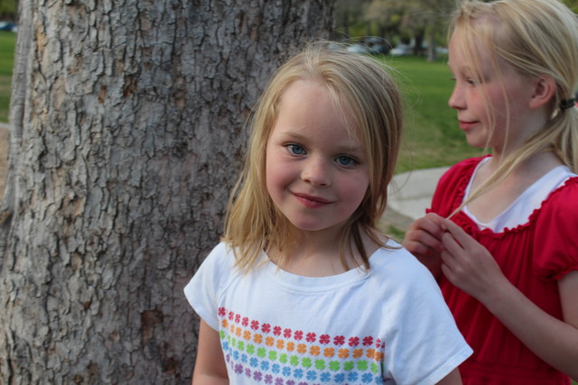 Emma and Sarah at Liberty Park