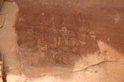 Petroglyphs in Sego Canyon