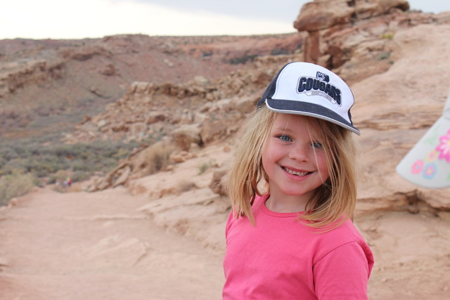 Sarah on Delicate Arch Trail