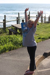 Sarah at Ecola State Park