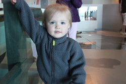 Kaitlyn at the Columbia River Museum in Astoria, Oregon