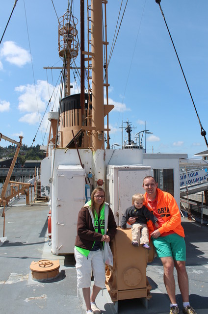 Jillian, Kaitlyn, and Mike at Astoria, Oregon