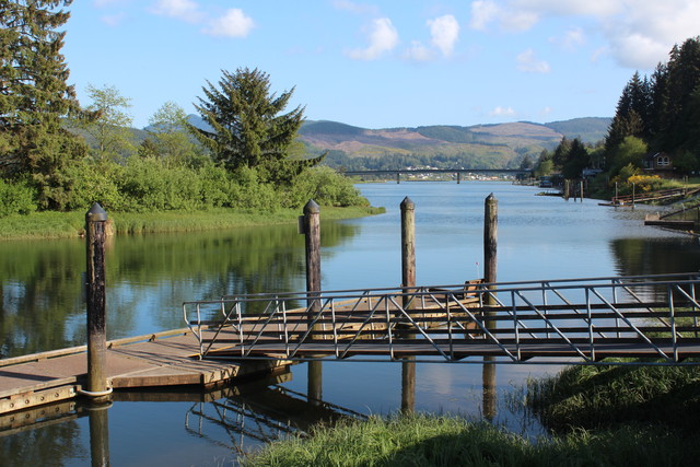 Nehalem River from the Pizza Garden