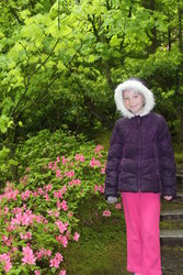 Emma in Portland Japanese Garden