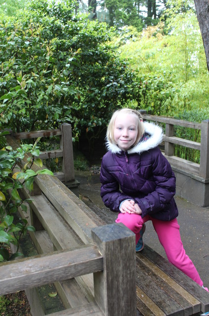 Emma in Portland Japanese Garden