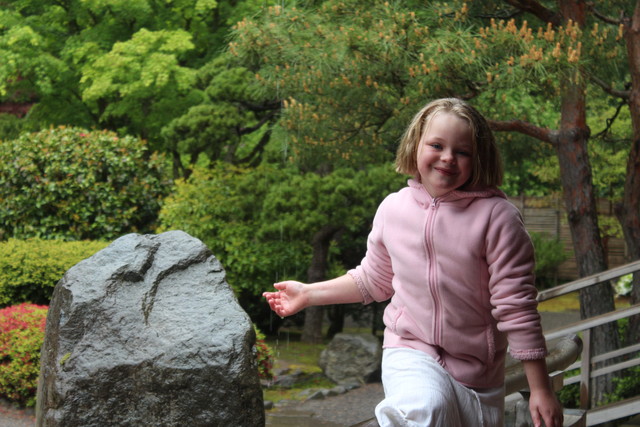 Sarah in Portland Japanese Garden