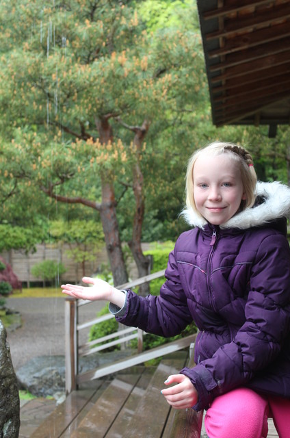 Emma in Portland Japanese Garden