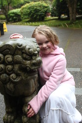 Sarah in Portland Japanese Garden