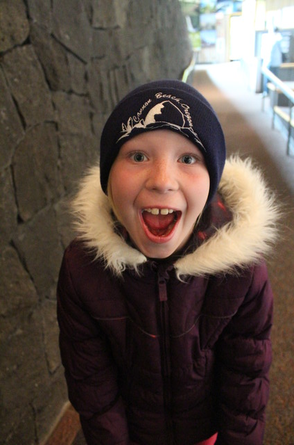 Emma at Mt. St. Helens Visitor Center