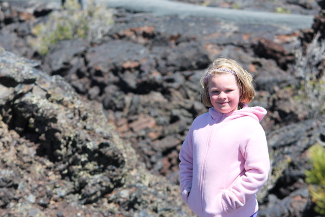 Sarah at Craters of the Moon
