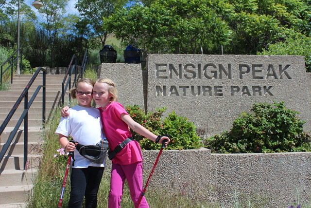 Emma and Sarah at Ensign Peak