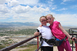 Emma and Sarah at Ensign Peak