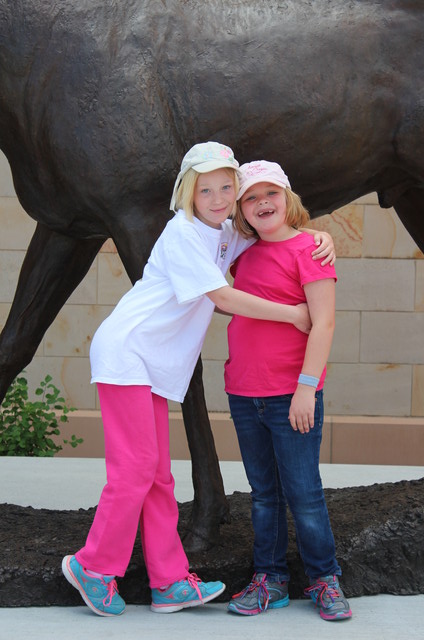 Emma and Sarah at BYU Arts Museum