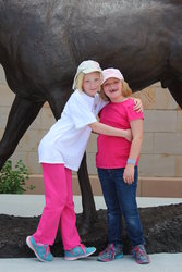 Emma and Sarah at BYU Arts Museum