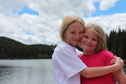 Emma and Sarah at Payson Lakes