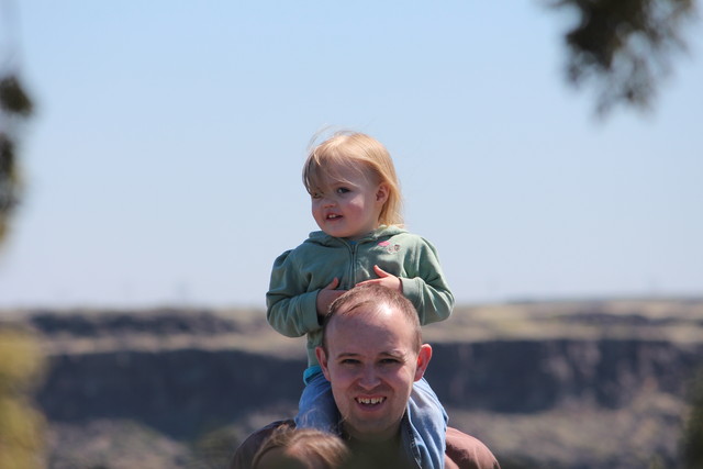 Kaitlyn and Mike at Twin Falls Bridge