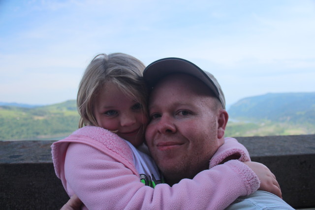 Sarah and Steve at Vista House