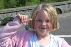 Sarah at Vista House