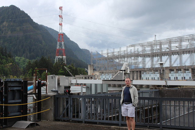 Mike at Bonneville Dam