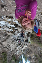 Sarah on Doughnut Falls Trail