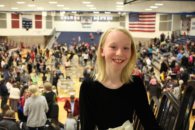 Emma at her Orchestra Recital